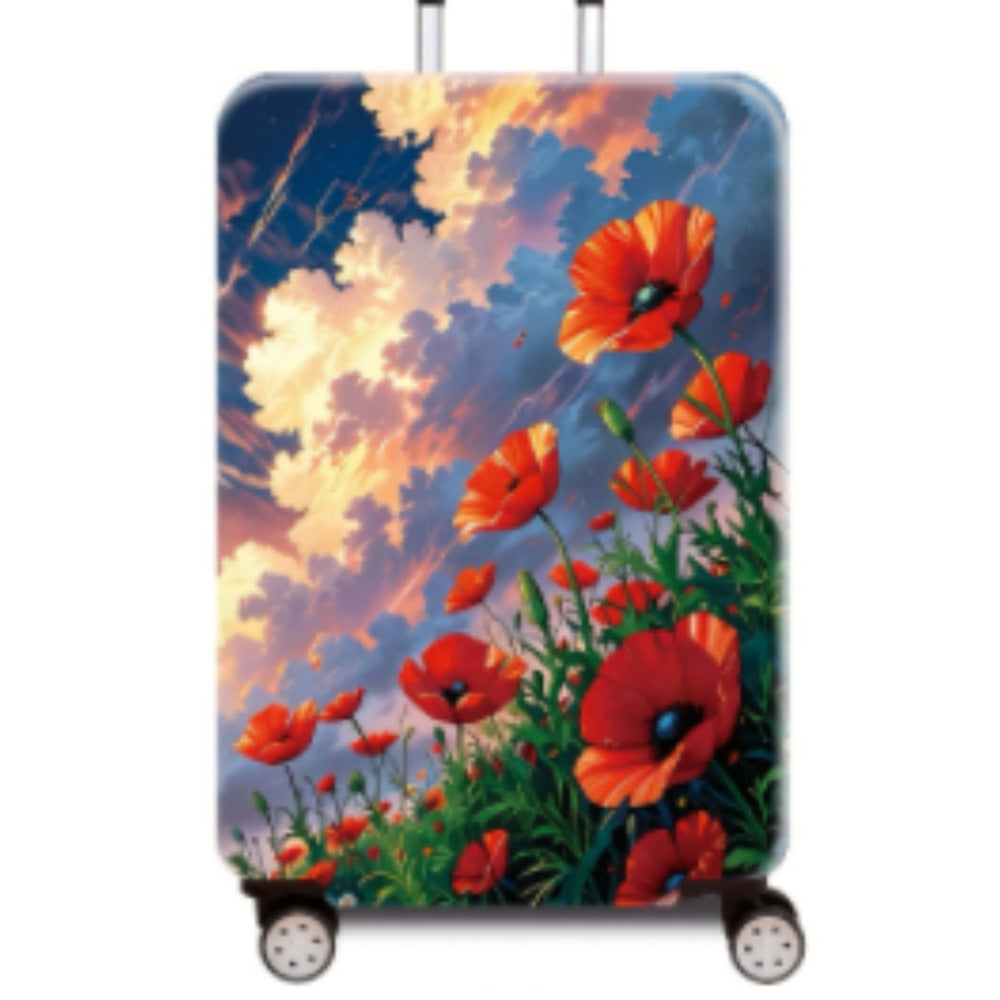 Women's Hard Shell Luggage with Enchanting Landscape Design Bowlift