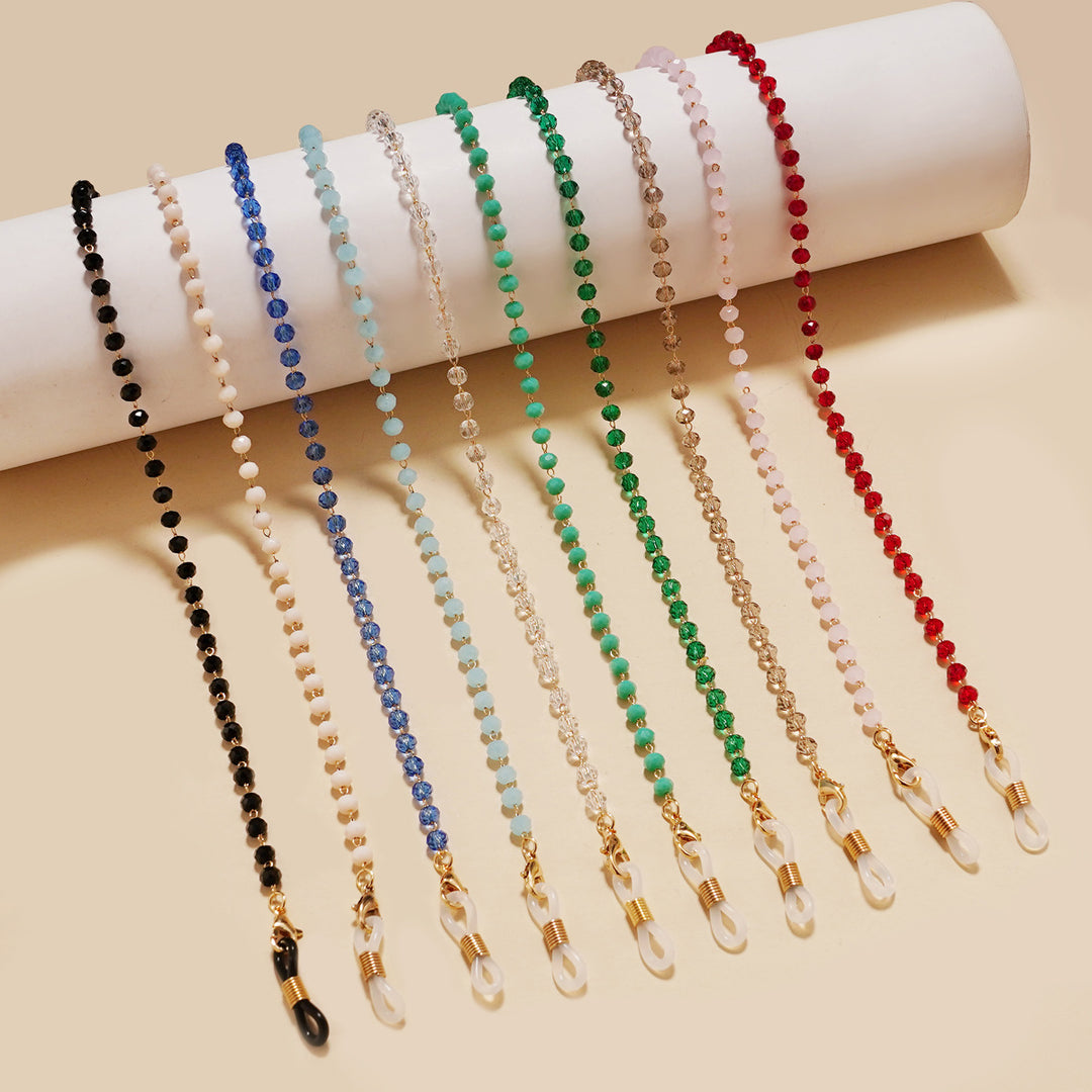 Elegant Beaded Eyewear Necklace Bowlift