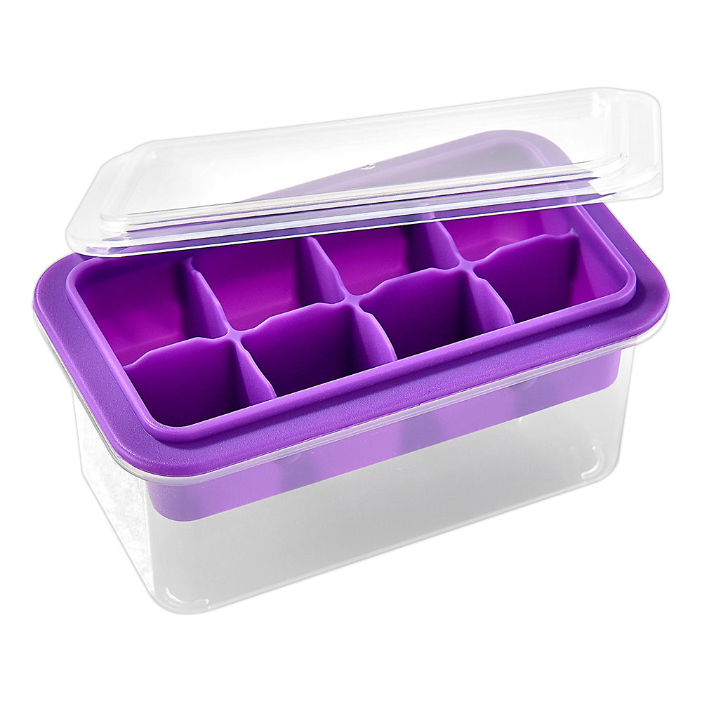 Silicone Ice Cube Tray with Practical Lid Bowlift