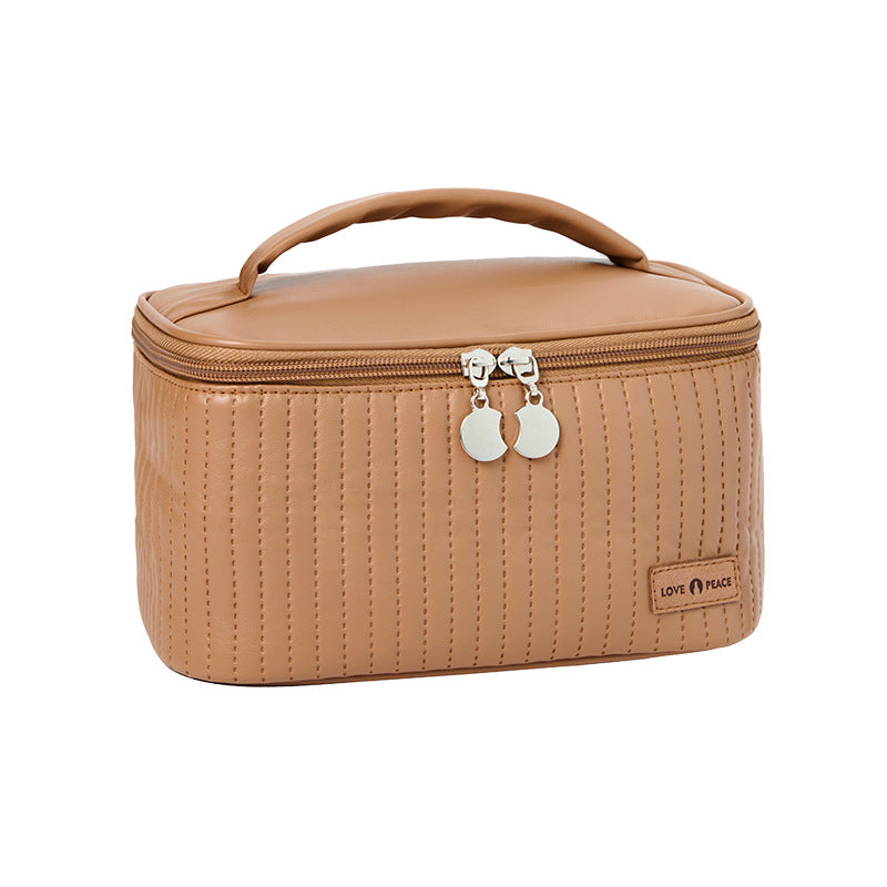 Textured Travel Cosmetic Case Bowlift