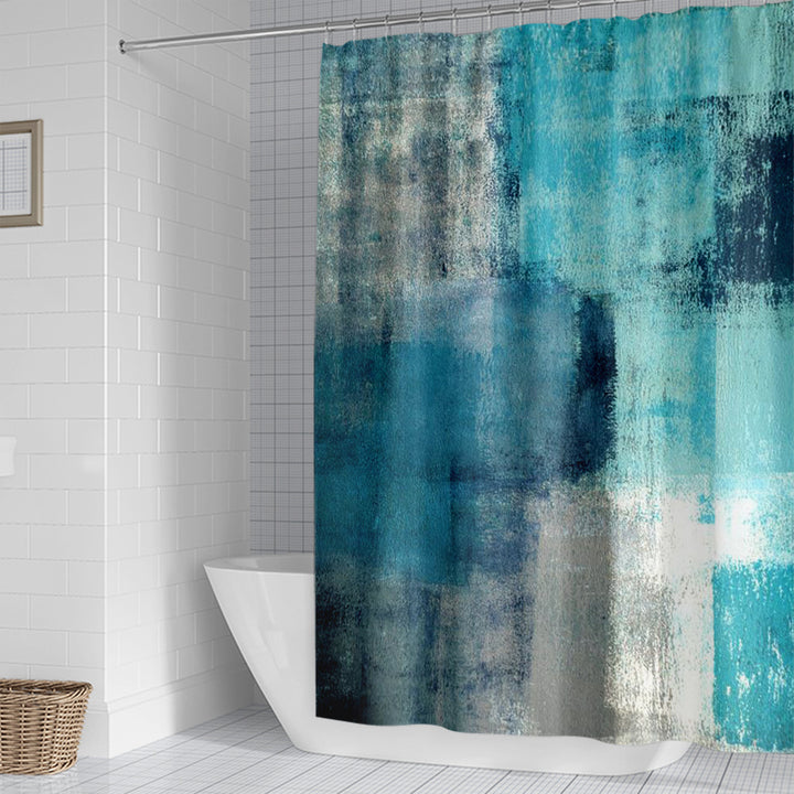Scenic Beach-Themed Shower Curtain Bowlift