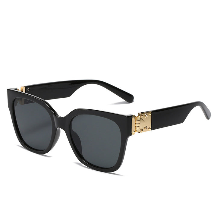 Women's elegant oversized sunglasses with luxurious metal accent Bowlift