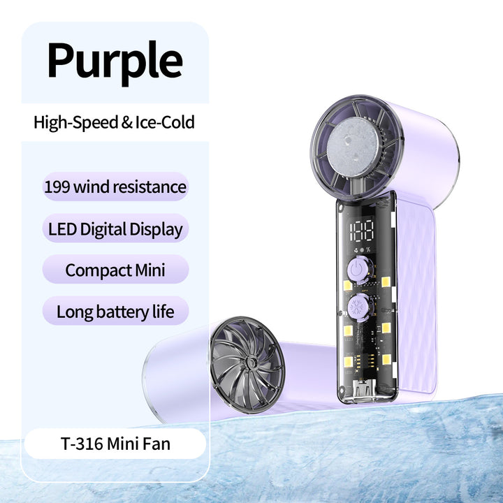 Unisex High-Performance Rechargeable Desktop Fan Bowlift