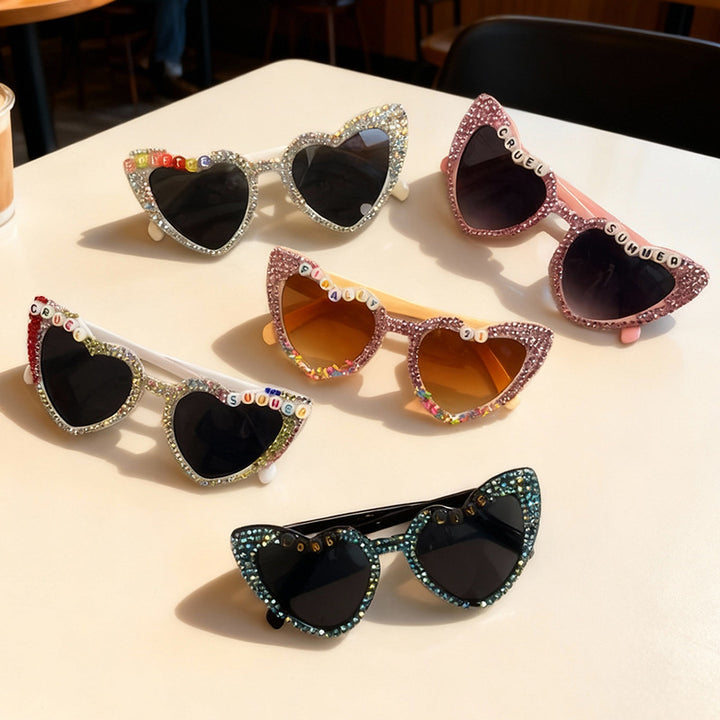 Statement Heart-Shaped Sunglasses Bowlift 1787141240