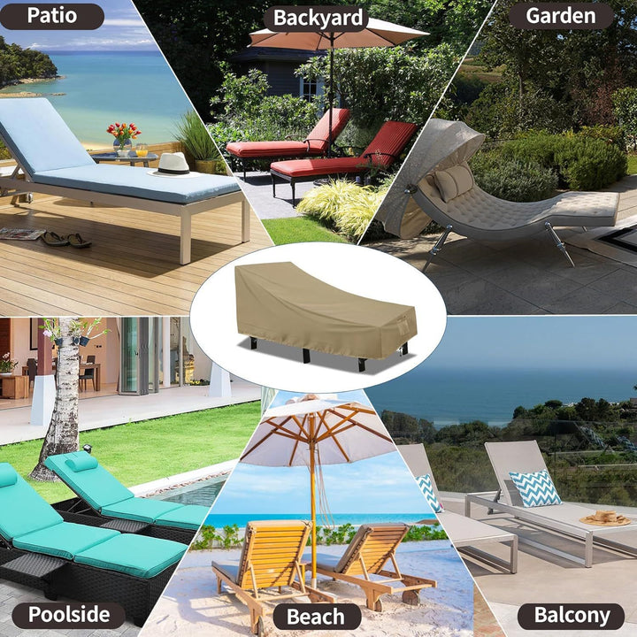 Durable protective cover for sun loungers Bowlift