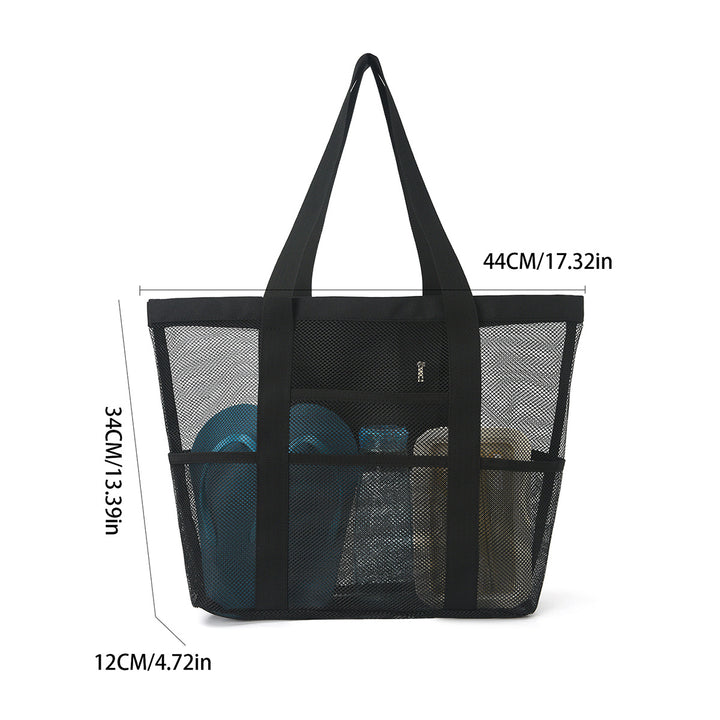 Spacious mesh beach bag Bowlift