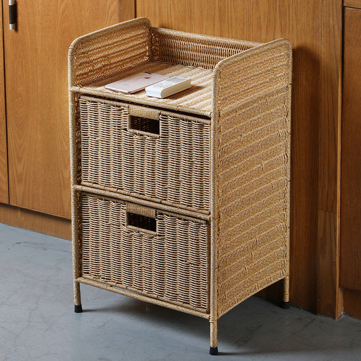 Multi-Tiered Woven Storage Unit Bowlift