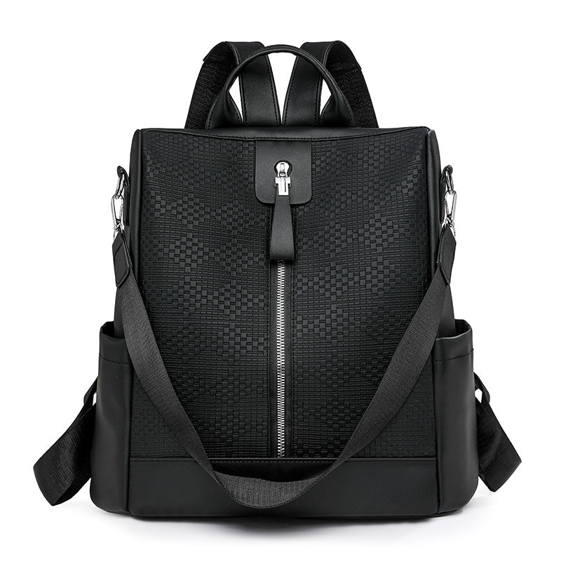 Multi-Functional Textured Backpack Bowlift