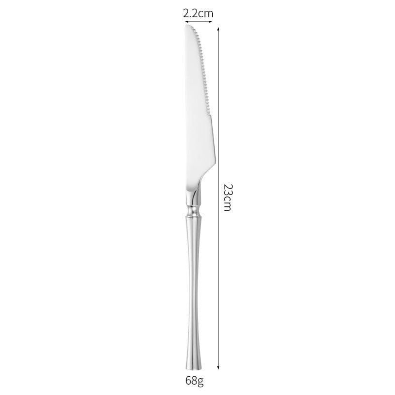 Luxurious and Elegant Dessert Knife with Precision Blade Bowlift