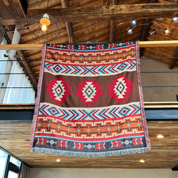 Patterned Throw Blanket Bowlift