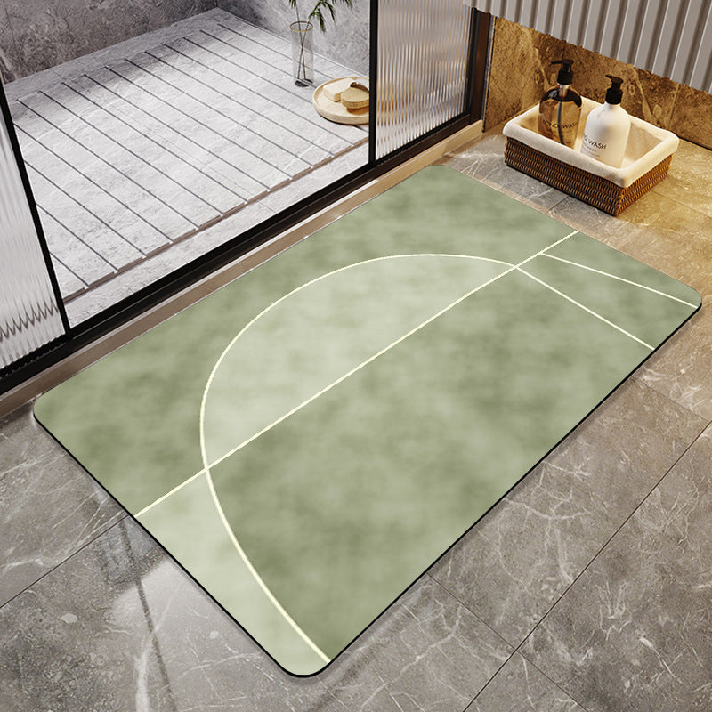 Stylish Abstract Bath Mat Bowlift