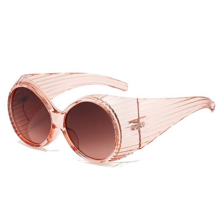 Women's extravagant sunglasses with unique wave design Bowlift