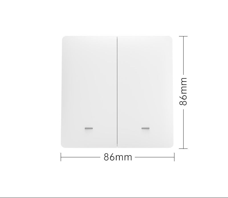 WiFi Wall Switch Panel With LED Indicators Bowlift