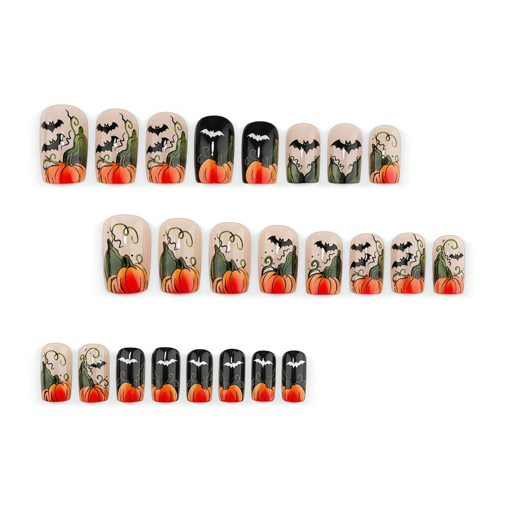 Artificial nail set with Halloween motif Bowlift
