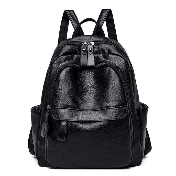 Structured Leather Backpack Bowlift