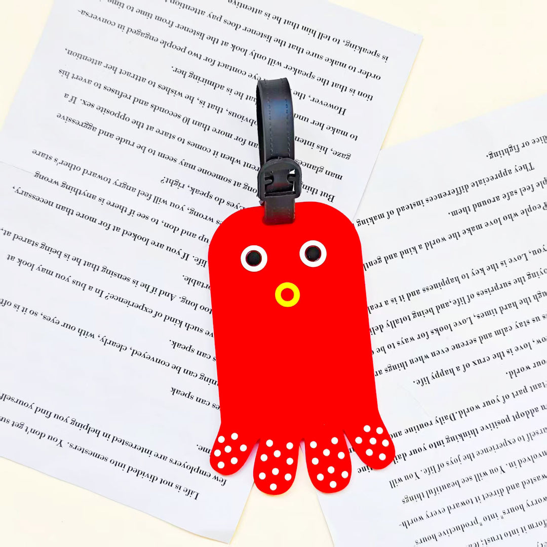 Unisex Cute Octopus-Shaped Luggage Tag Bowlift