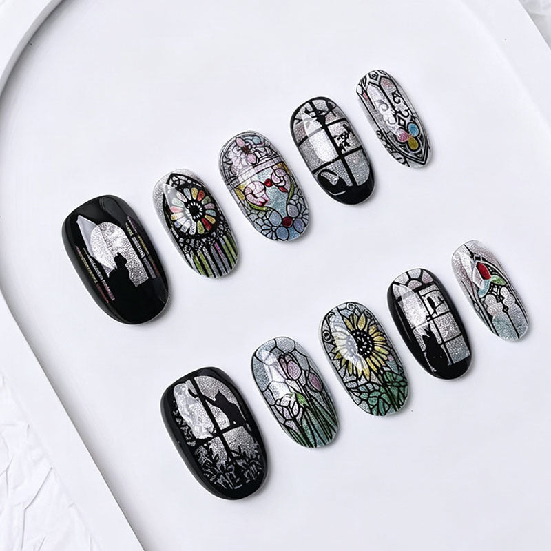 Artistic Ombre Glitter Nail Art Set Bowlift