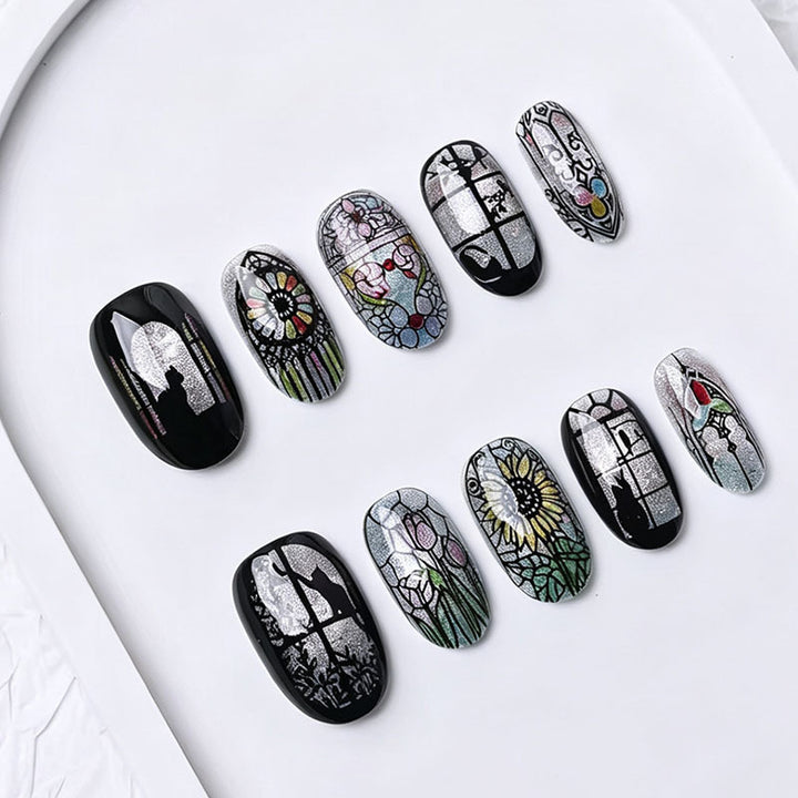 Artistic Ombre Glitter Nail Art Set Bowlift