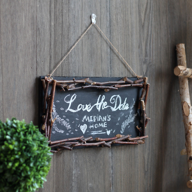 Decorative wall table with rustic frame Bowlift