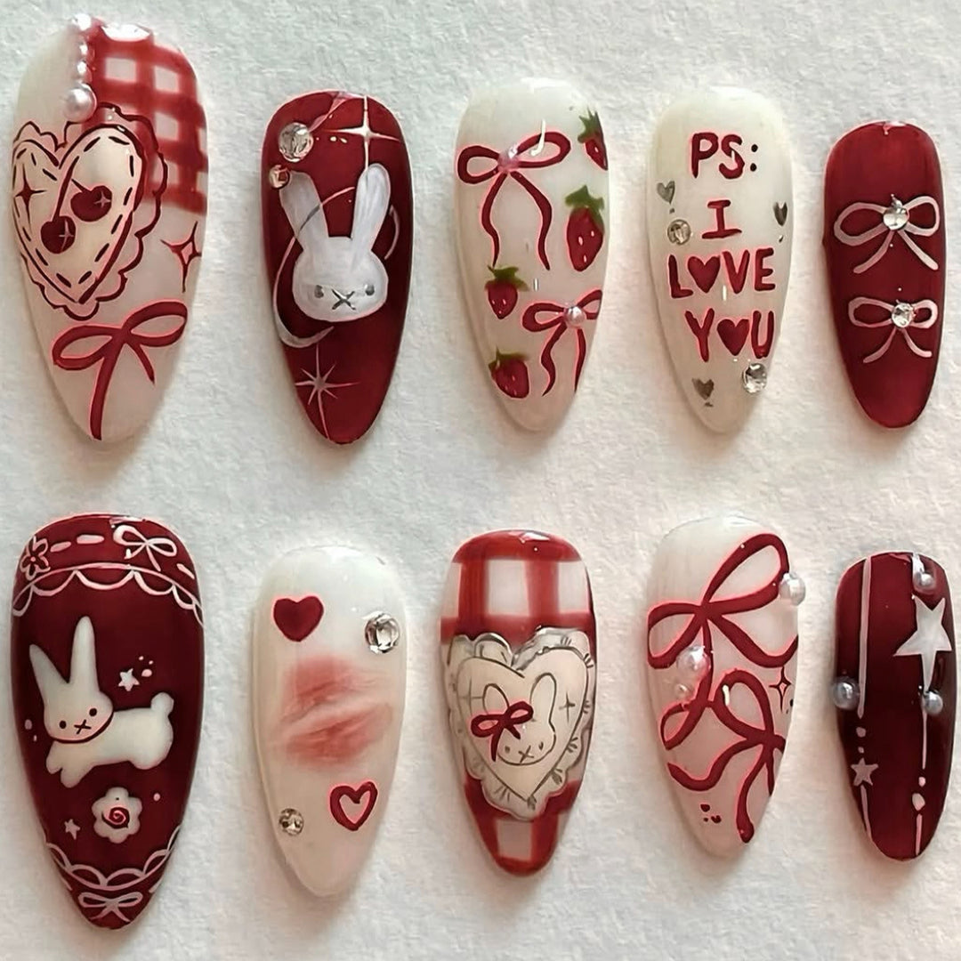 Thematic Artisan Press-On Nail Set Bowlift