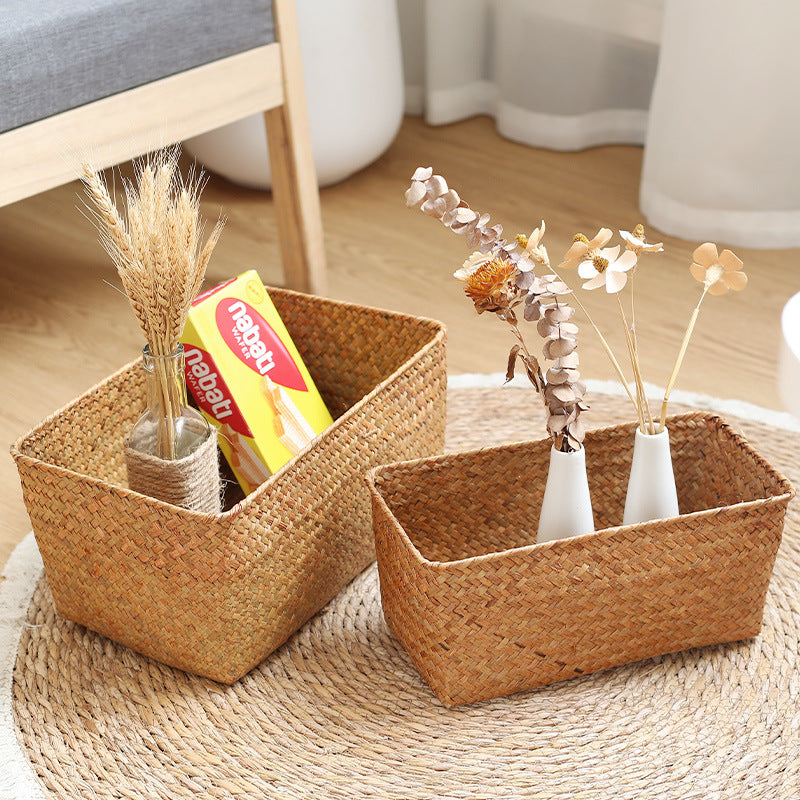 Unisex storage basket made of natural materials Bowlift