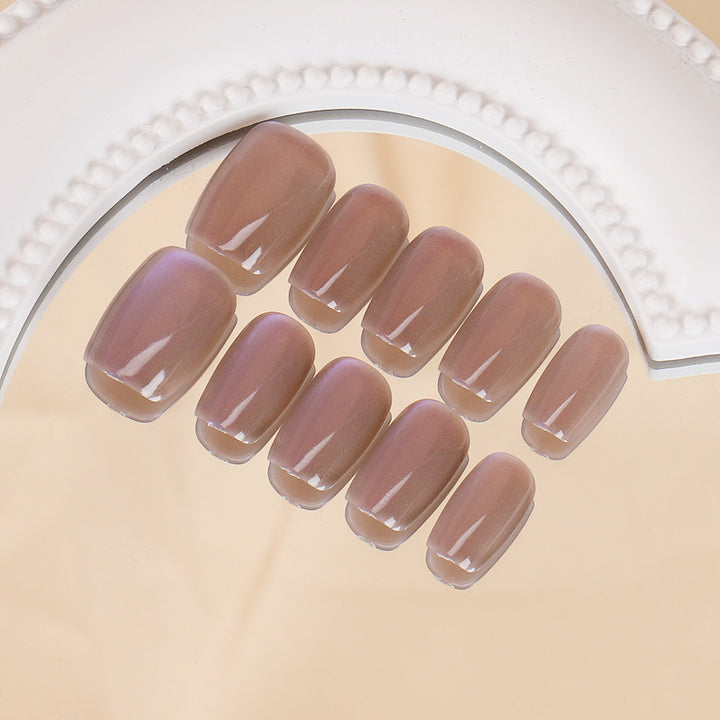 Elegant Sculpted Press-On Nails Bowlift
