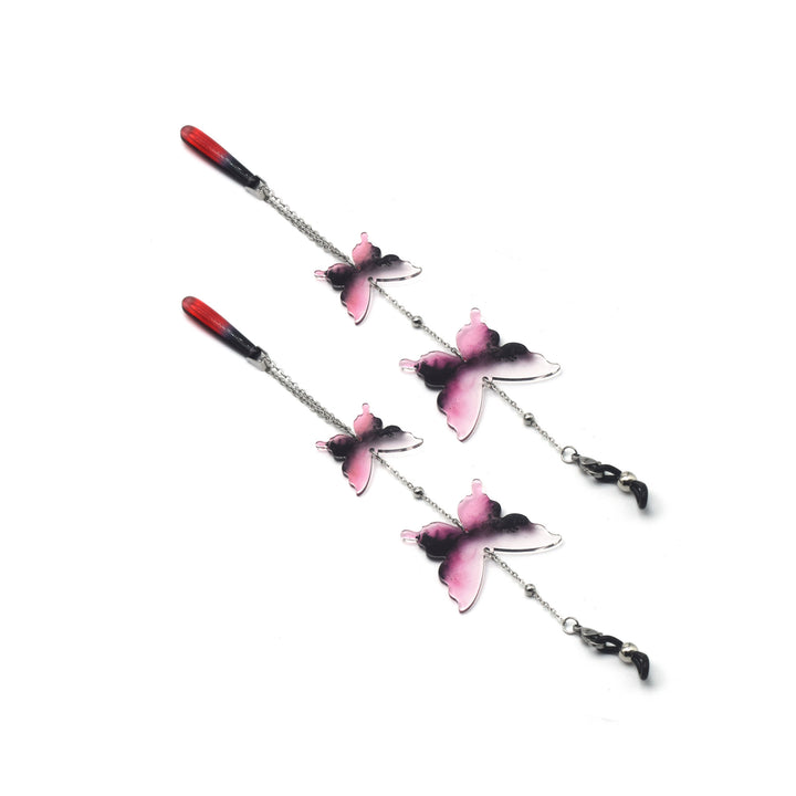 Artistic Butterfly Eyewear Chain Bowlift