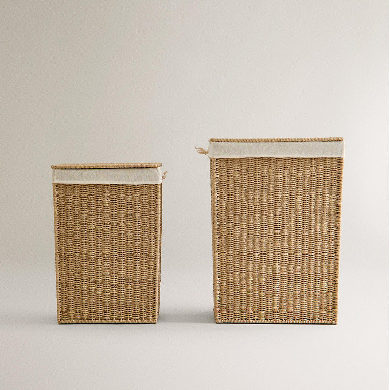 High-quality laundry basket made of natural wicker Bowlift