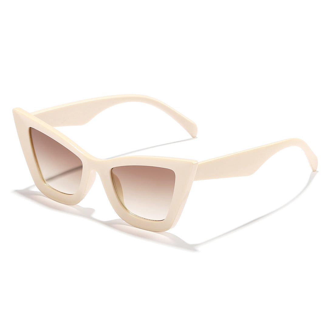 Women's Cat-Eye Sunglasses with Modern Frame and UV Protection Bowlift