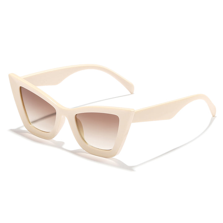 Women's Cat-Eye Sunglasses with Modern Frame and UV Protection Bowlift