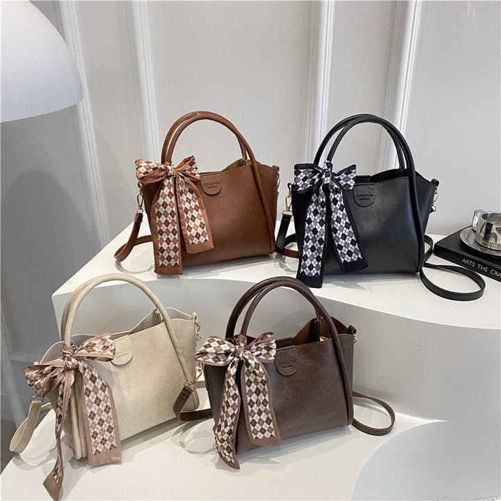 Elegant Bow Accent Handbag Bowlift