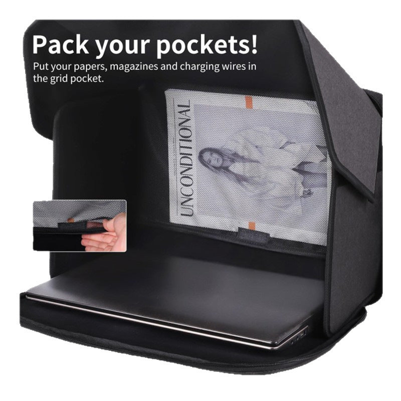 Laptop protection box with removable privacy screen Bowlift