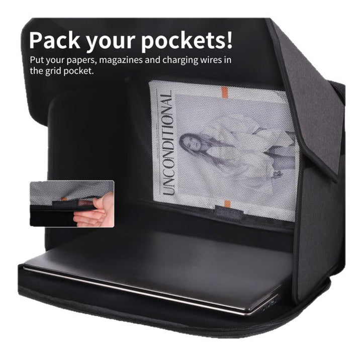 Laptop protection box with removable privacy screen Bowlift