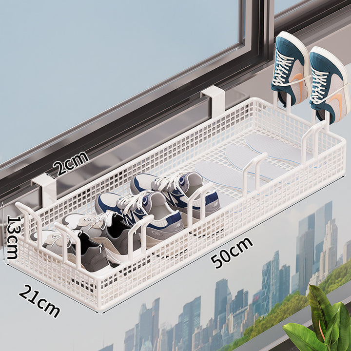 Adjustable Over-The-Door Shoe Organizer Bowlift