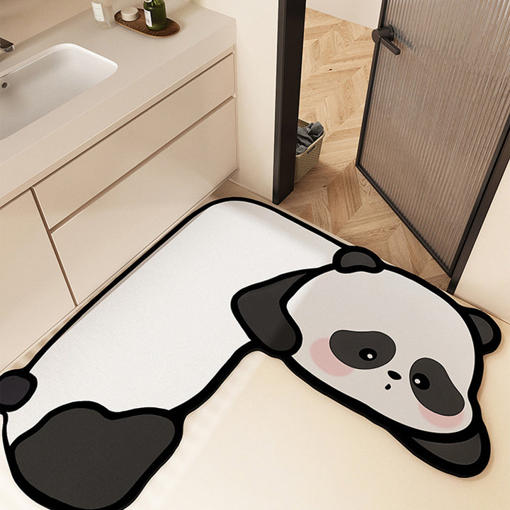 Fun-Filled Cartoon-Themed Bath Mat Bowlift
