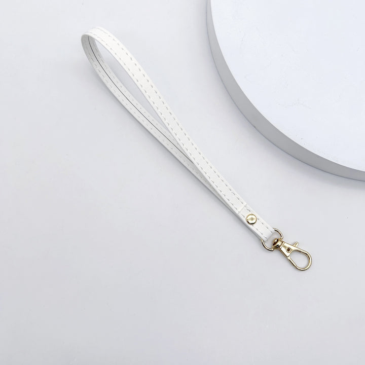 Durable Synthetic Leather Lanyard Bowlift