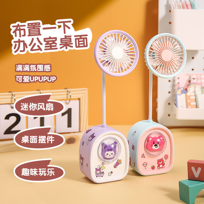 Portable Mini Desk Fan with Adjustable Speed Bowlift