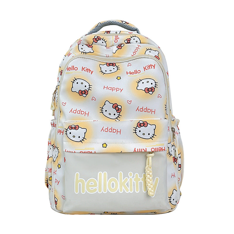 Character-Themed Multi-Pocket Backpack Bowlift