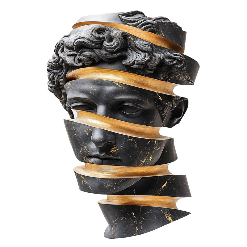 Contemporary Artistic Face Bust Sculpture