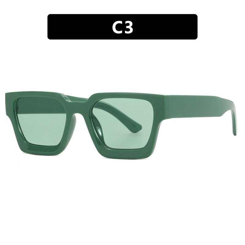Women's fashionable square reading glasses with transparent frame construction Bowlift