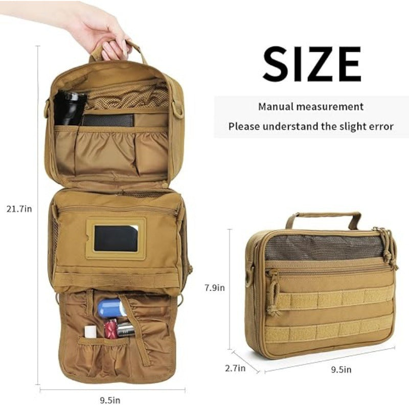 Multifunctional Organizer Bag with Detachable Shoulder Strap Bowlift