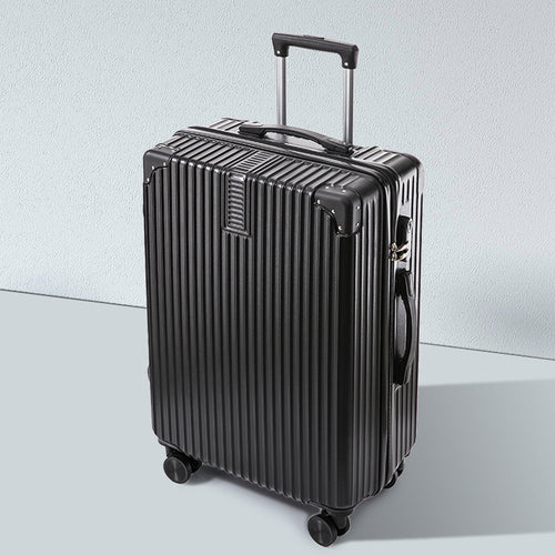 Unisex Rigid Spinner Suitcase with Multi-Directional Wheels Bowlift