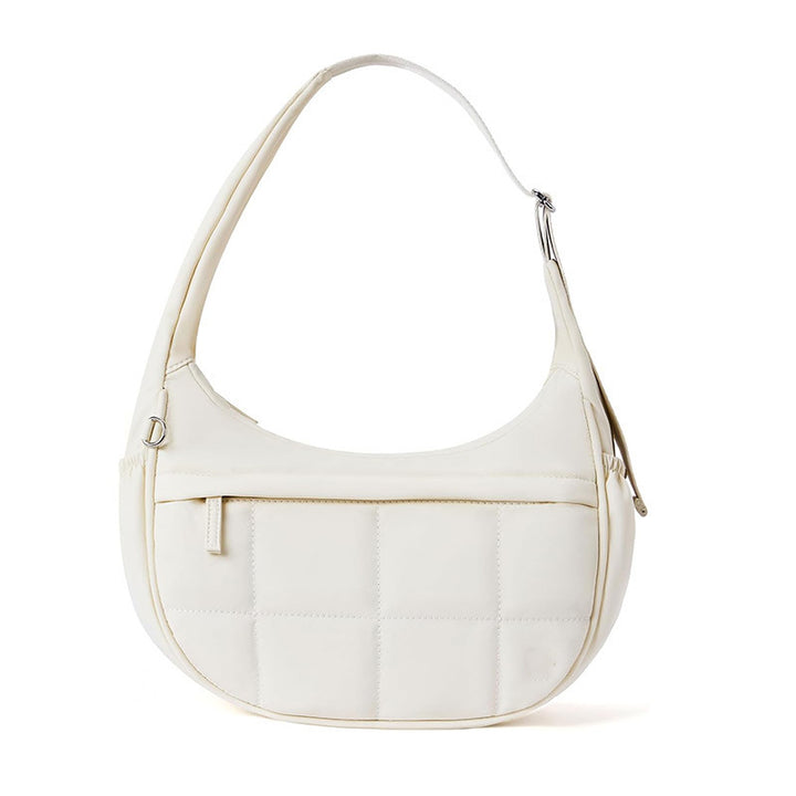 Fashionable shoulder bag with quilted surface Bowlift