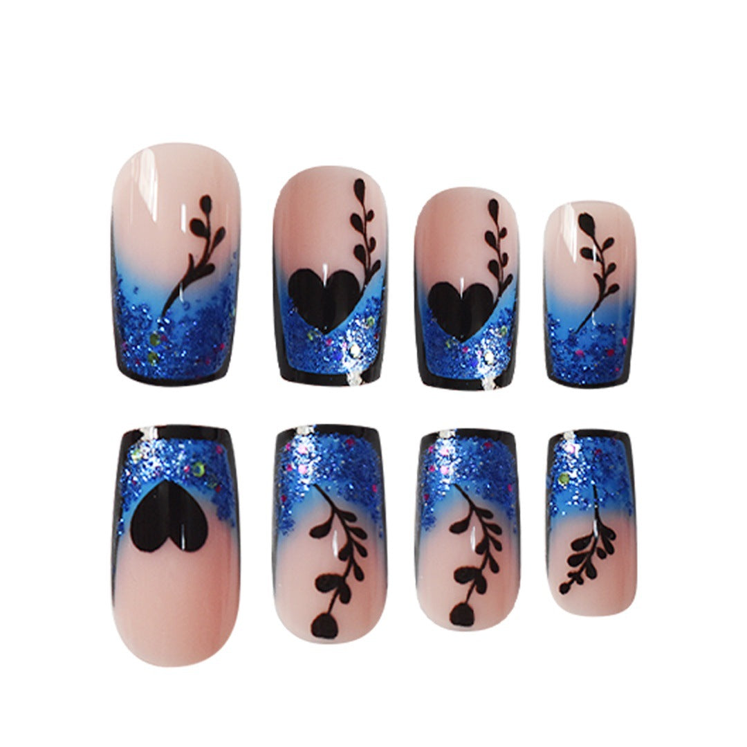 Artistic Gradient Nail Extensions Bowlift
