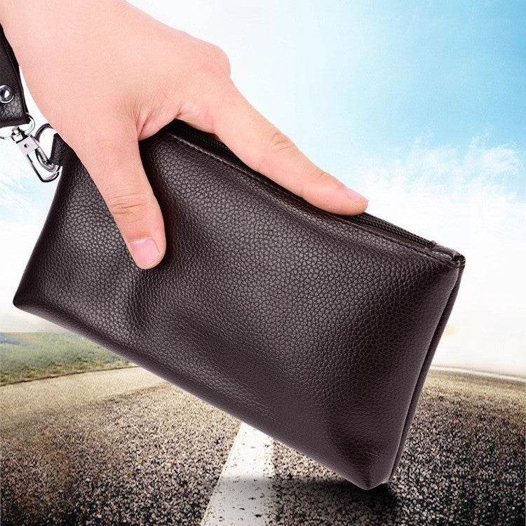 Premium Leather Zip Pouch Bowlift