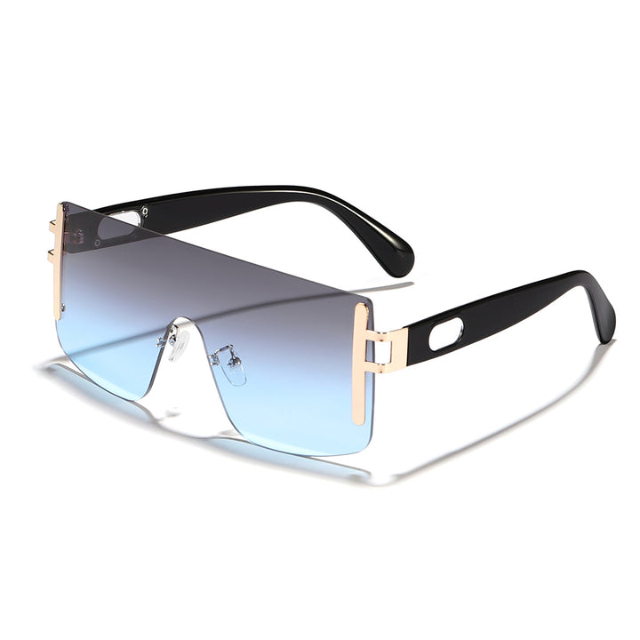Ladies oversized sunglasses with modern futuristic design Bowlift