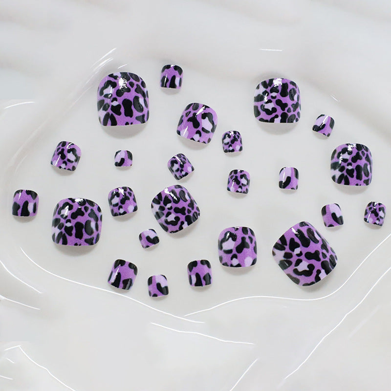 Stylish Leopard Print Nail Wraps Bowlift