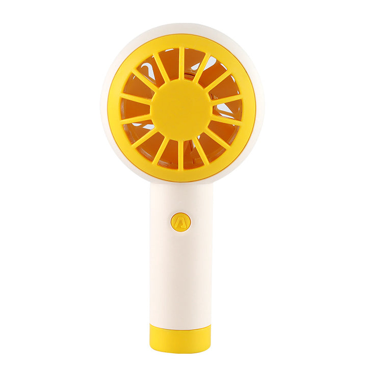 Women's portable hand fan with ergonomic design and quiet operating function Bowlift