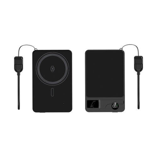 Portable power bank with integrated wireless charging technology and dual fast charging function Bowlift