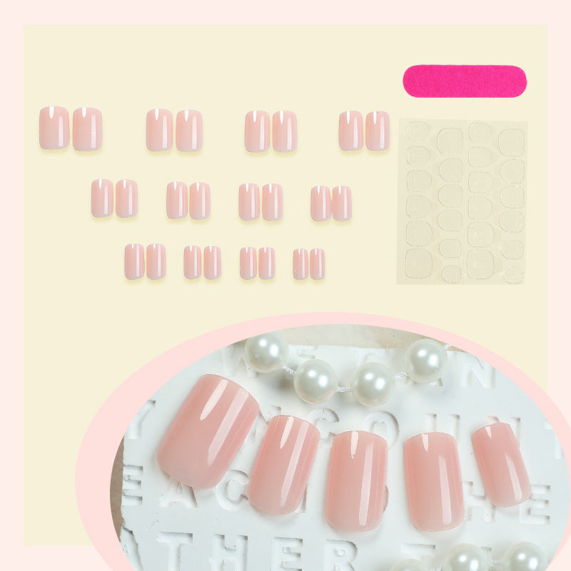 Acrylic nail set with natural finish and luxurious shine Bowlift